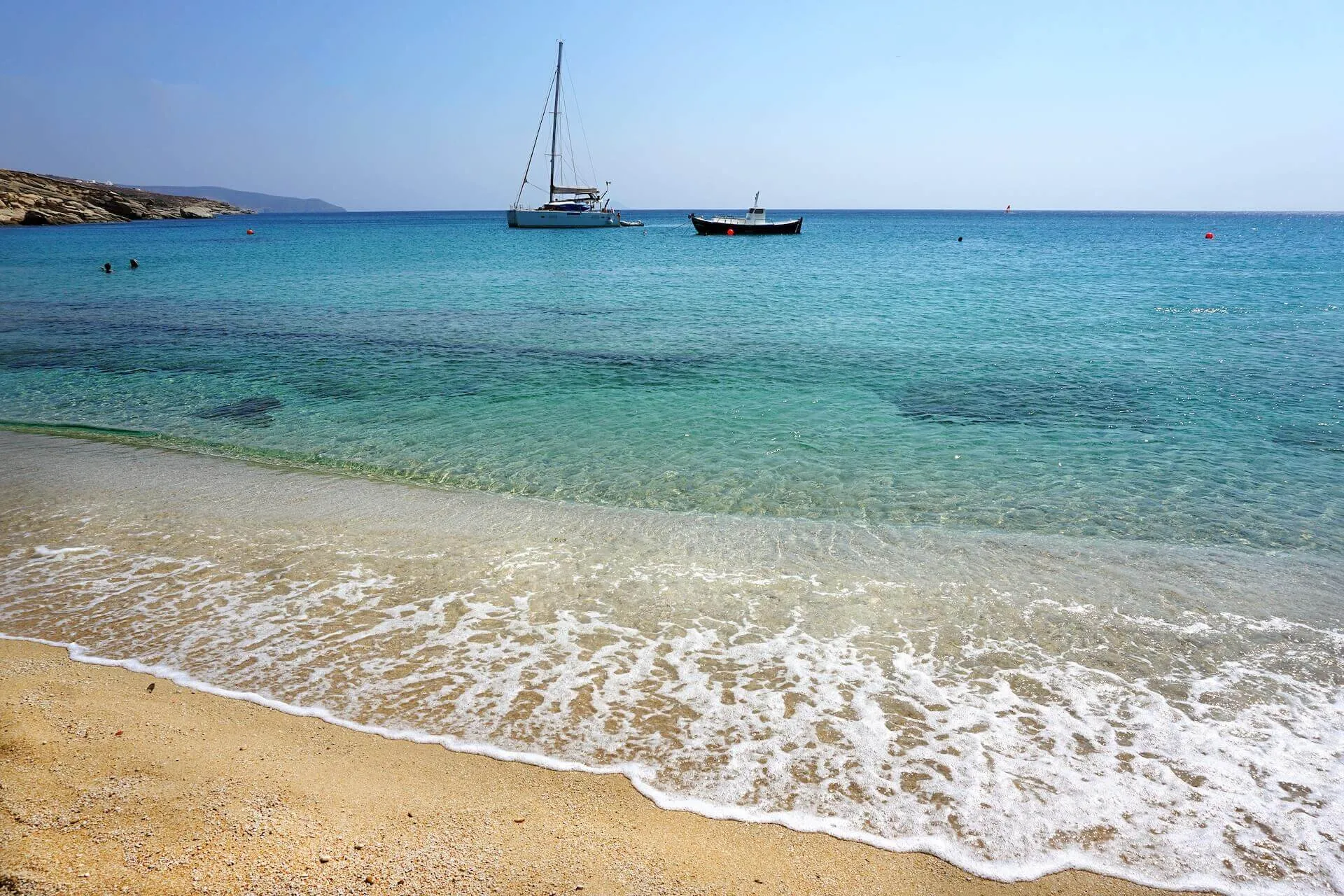 Kalafatis Beach on Mykonos