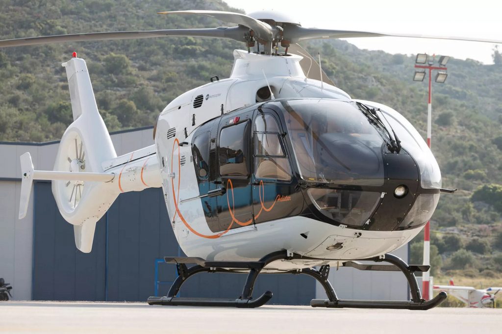 Eurocopter EC-135 in Mykonos exterior