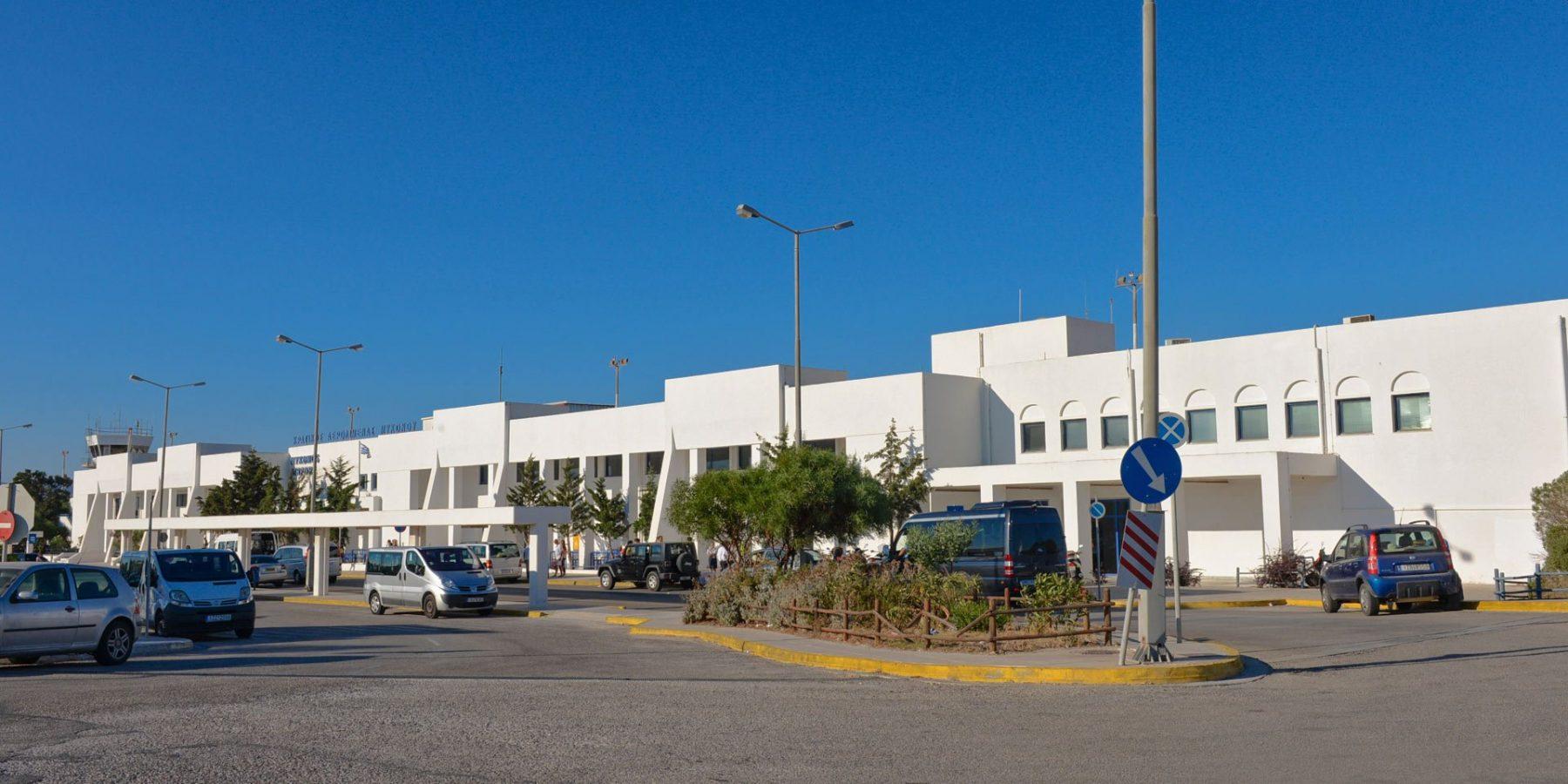 JMK airport on Mykonos