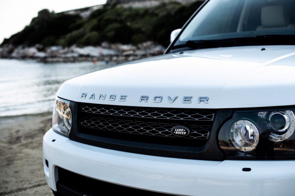 Range Rover Sport in Mykonos exterior