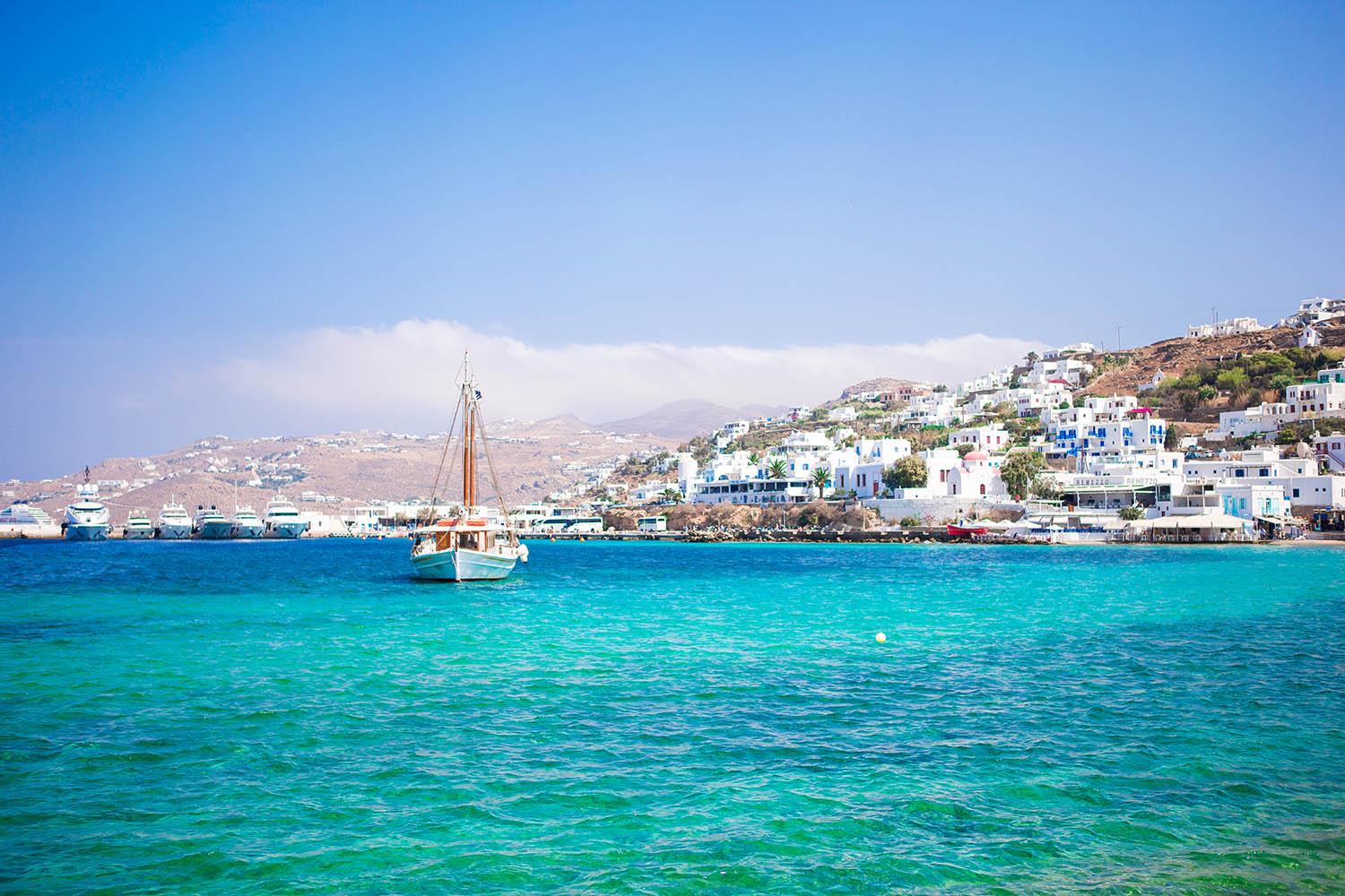 Mykonos weather conditions Temperature by month » The Ace VIP
