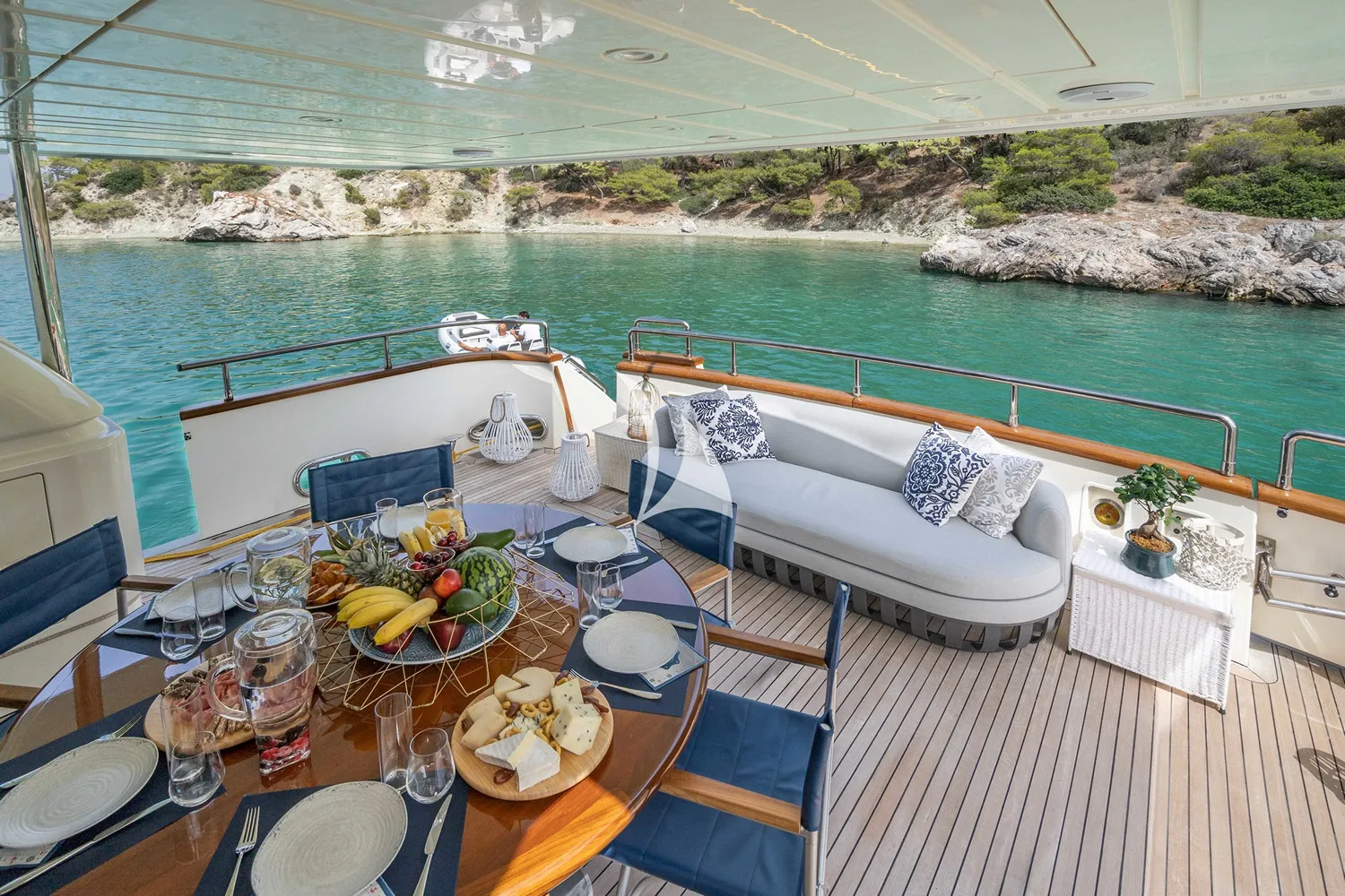 A Mykonos yacht