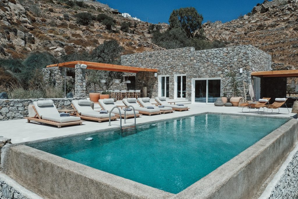 Villa Grier in Mykonos exterior