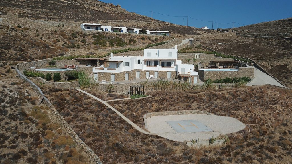 Villa Phoenix in Mykonos exterior