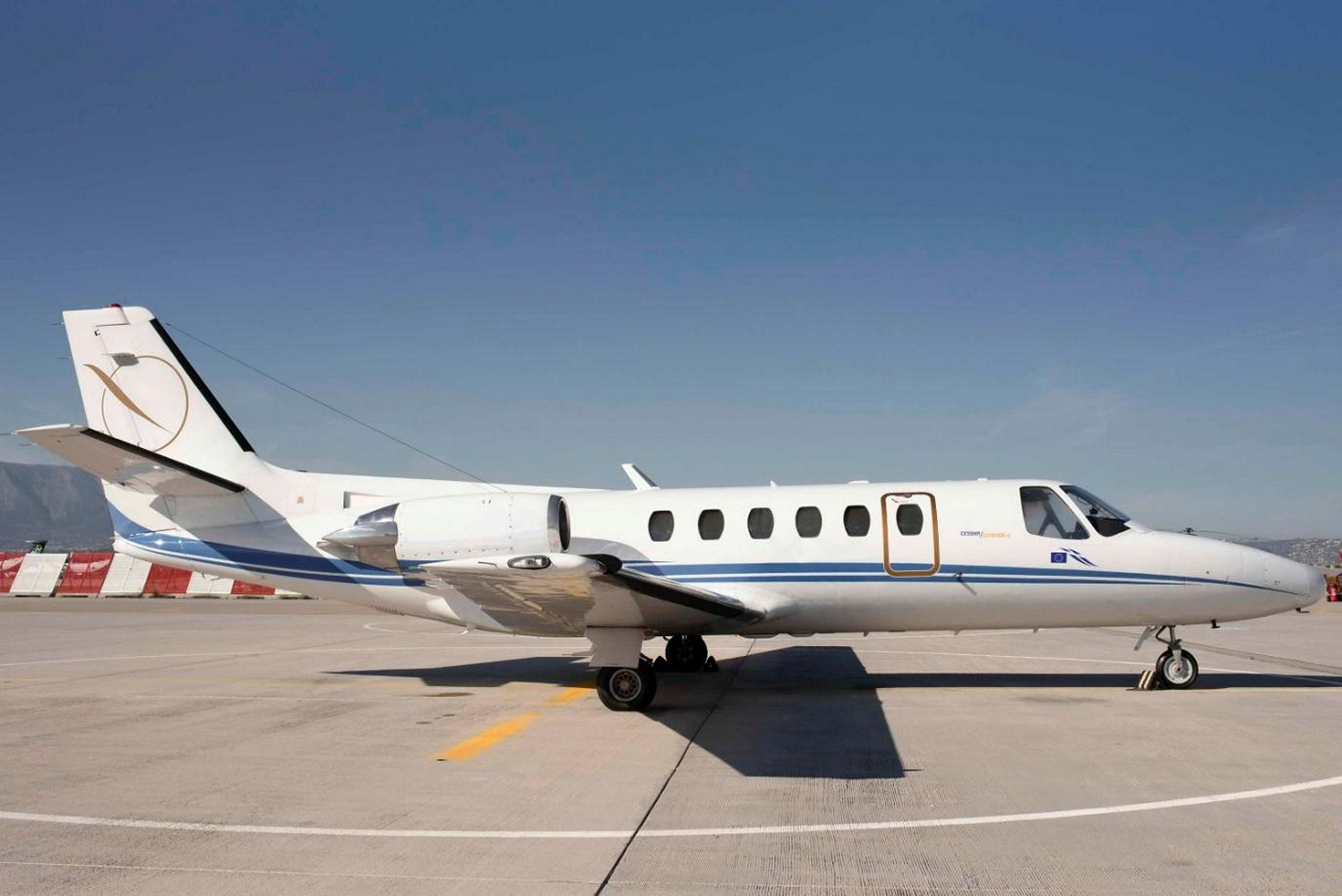 Cessna Citation II in Mykonos exterior