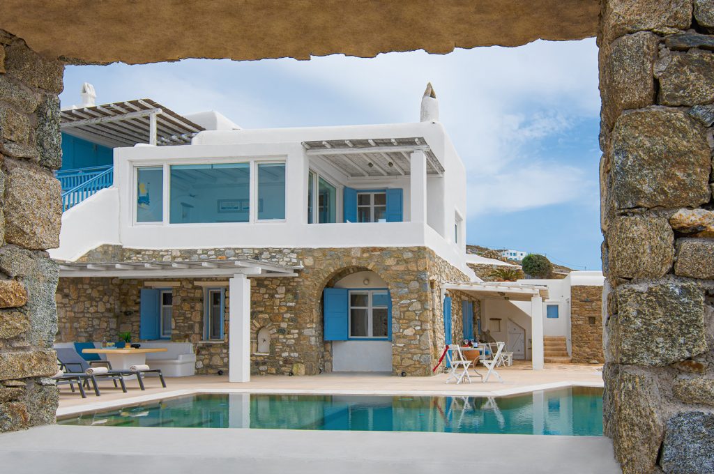 Villa McDormand in Mykonos exterior