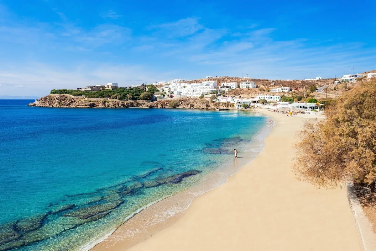 Beach in Mykonos