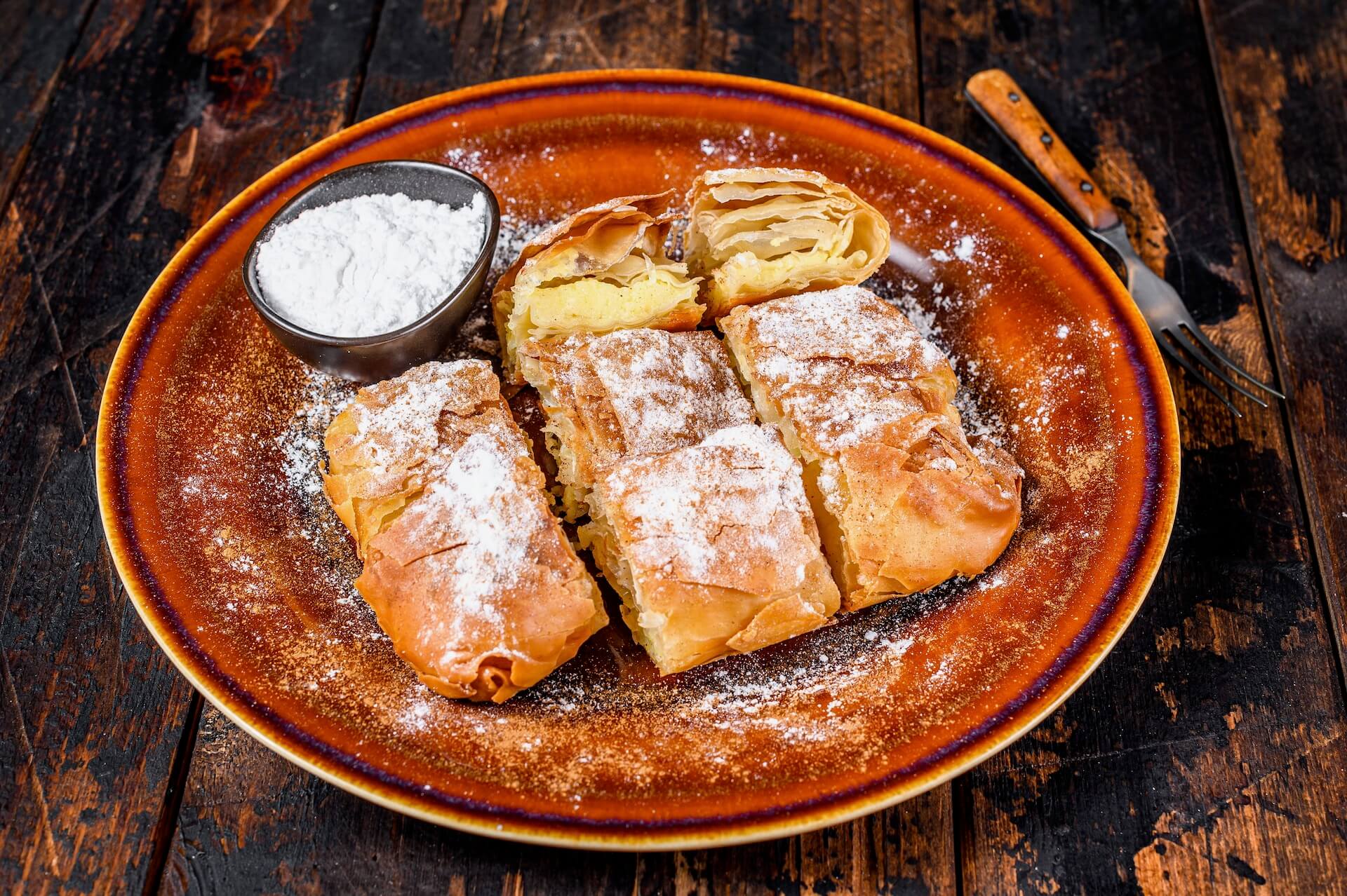 Greek bougatsa