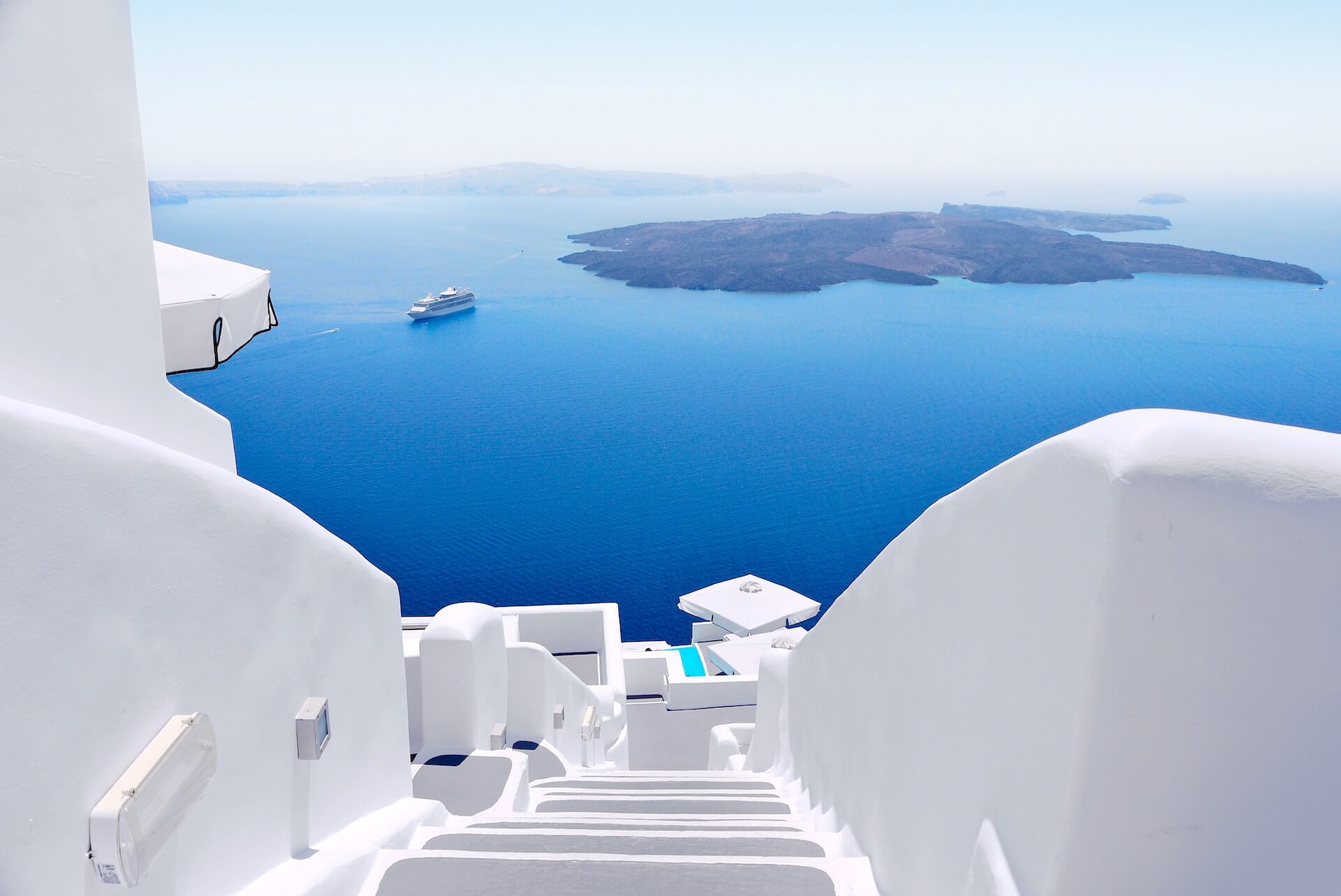 A view of Santorini