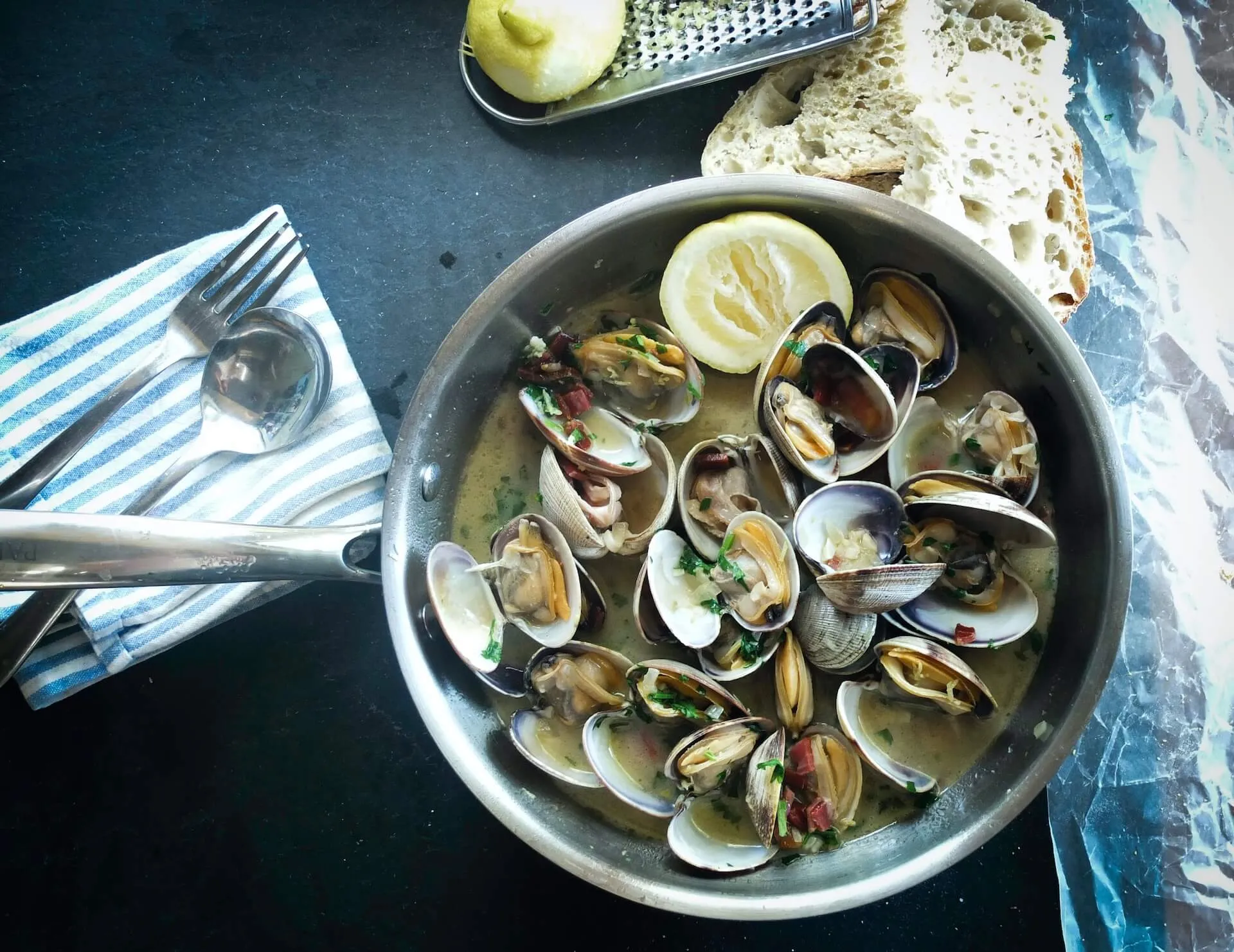 Seafood in a pot