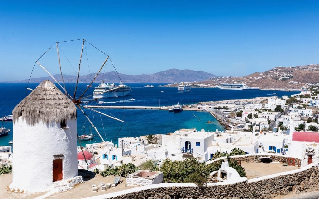 Windmills in Chora