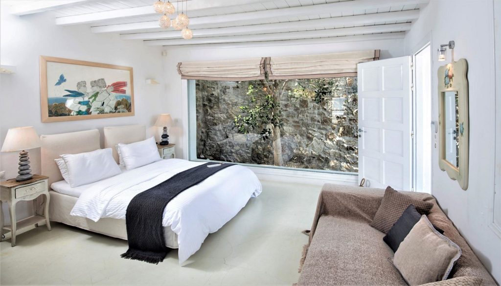 Villa Lou in Mykonos interior