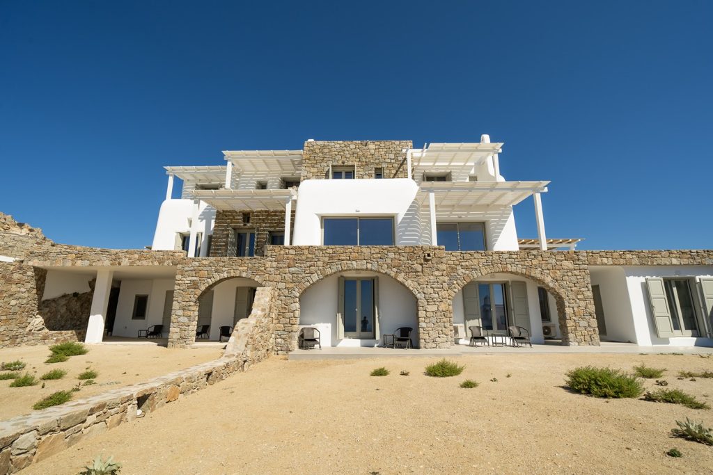 Villa Poehler in Mykonos exterior