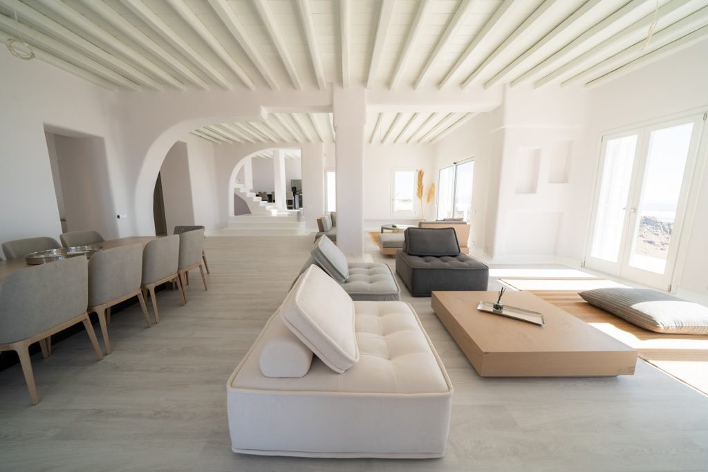 Villa Ridley in Mykonos interior