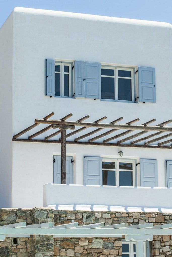 Villa Waltz in Mykonos exterior