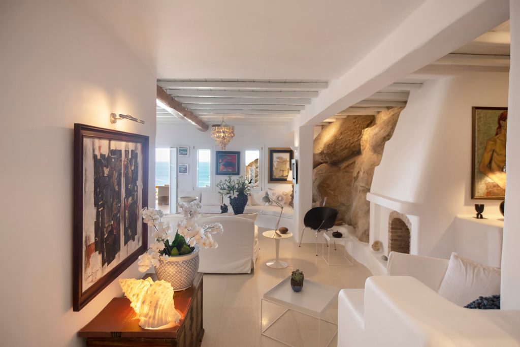 Villa Hawke in Mykonos interior