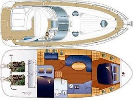 yacht Bavaria 37 plan