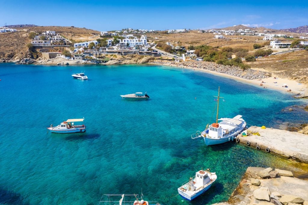 Agia Anna Beach on Mykonos