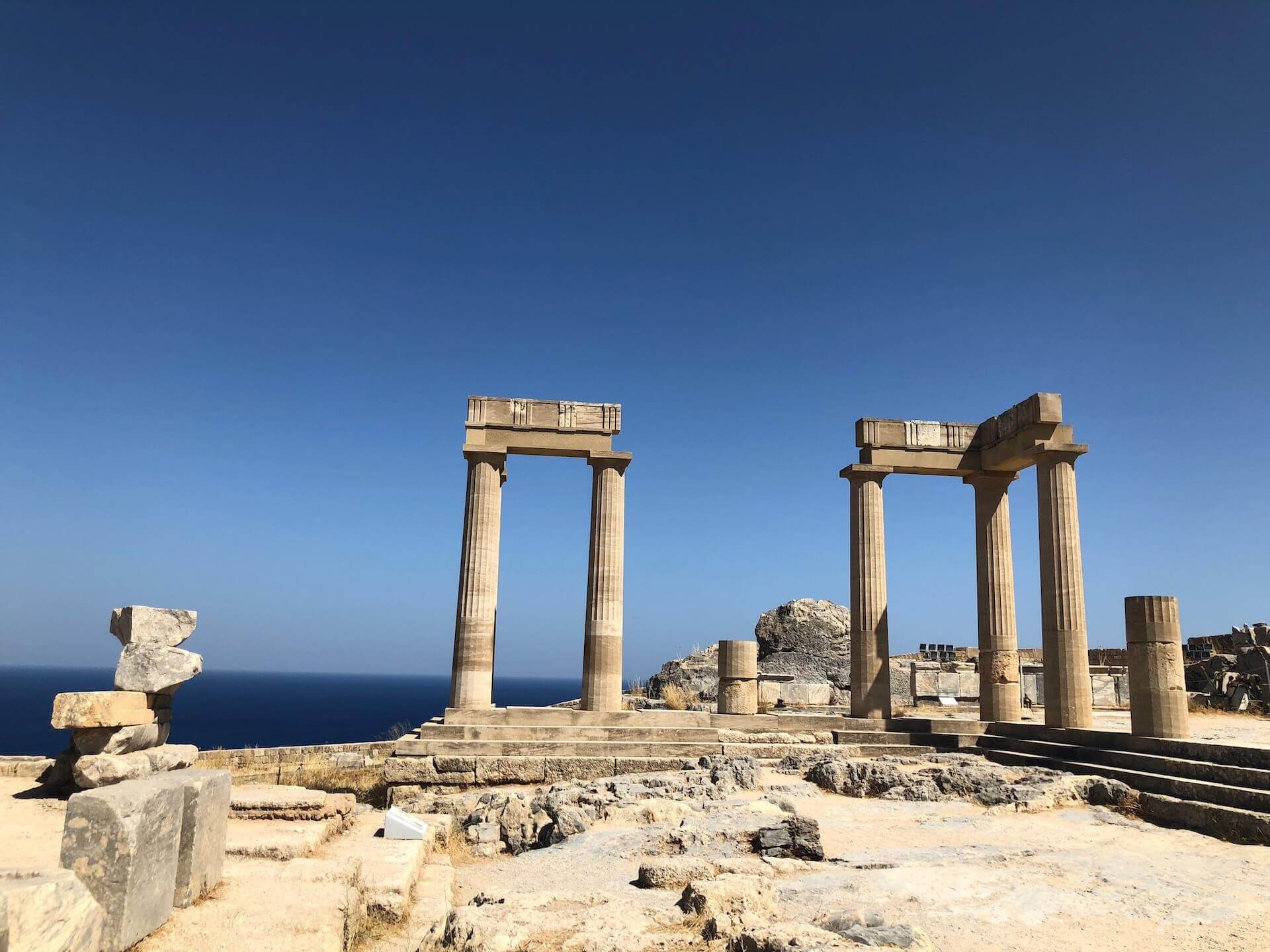 Ancient ruins on Rhodes