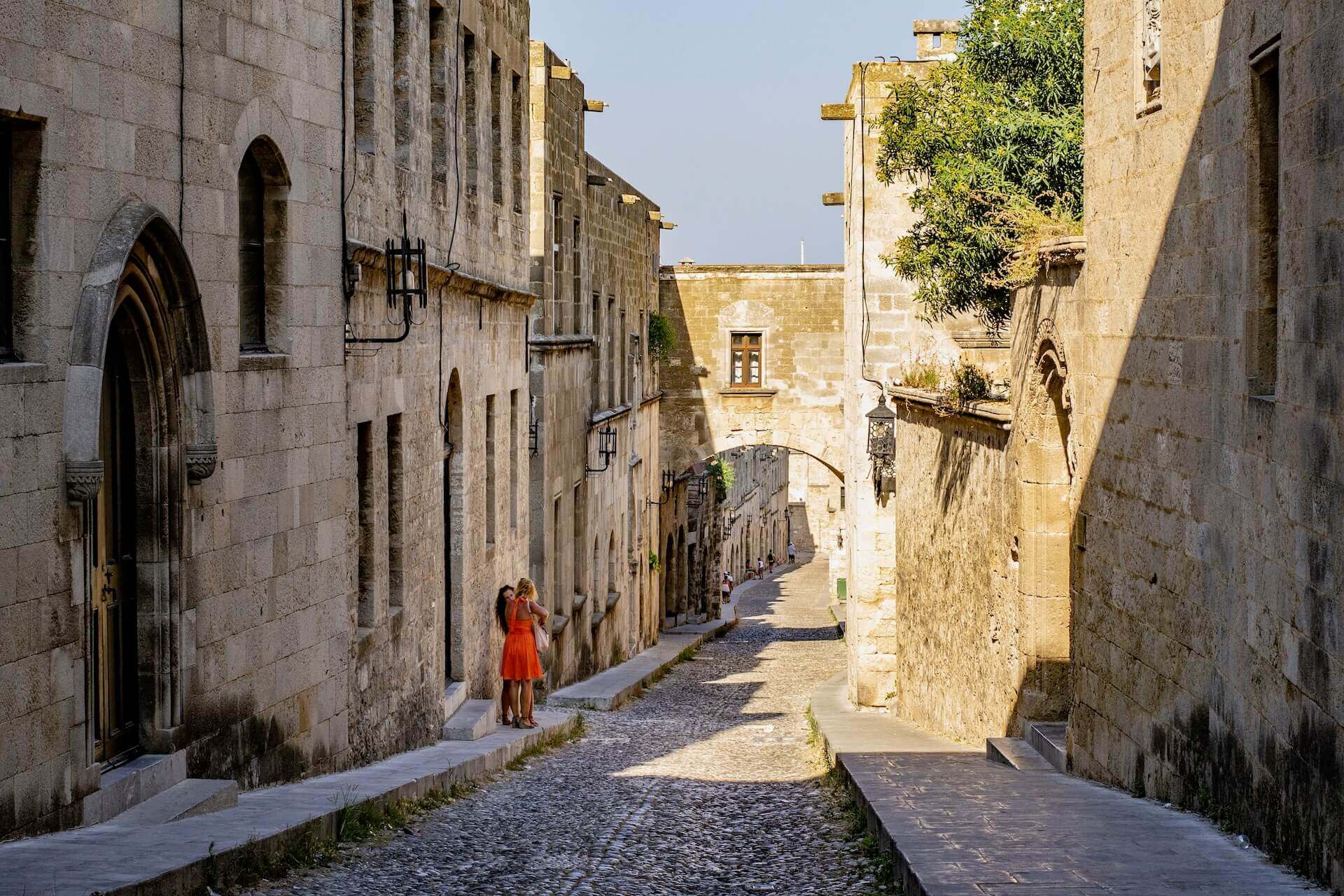 Old town in Rhodes