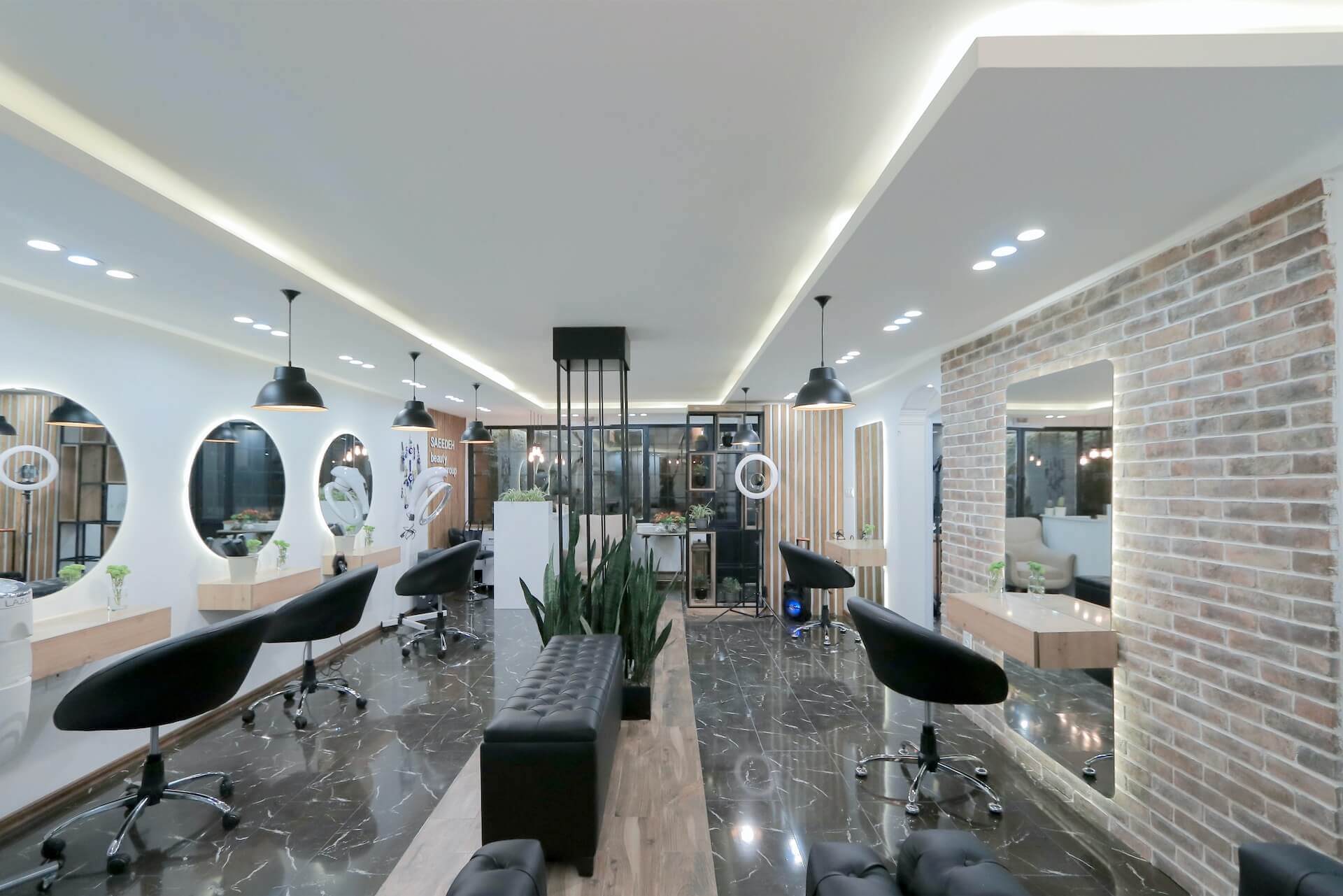 Beauty salon interior