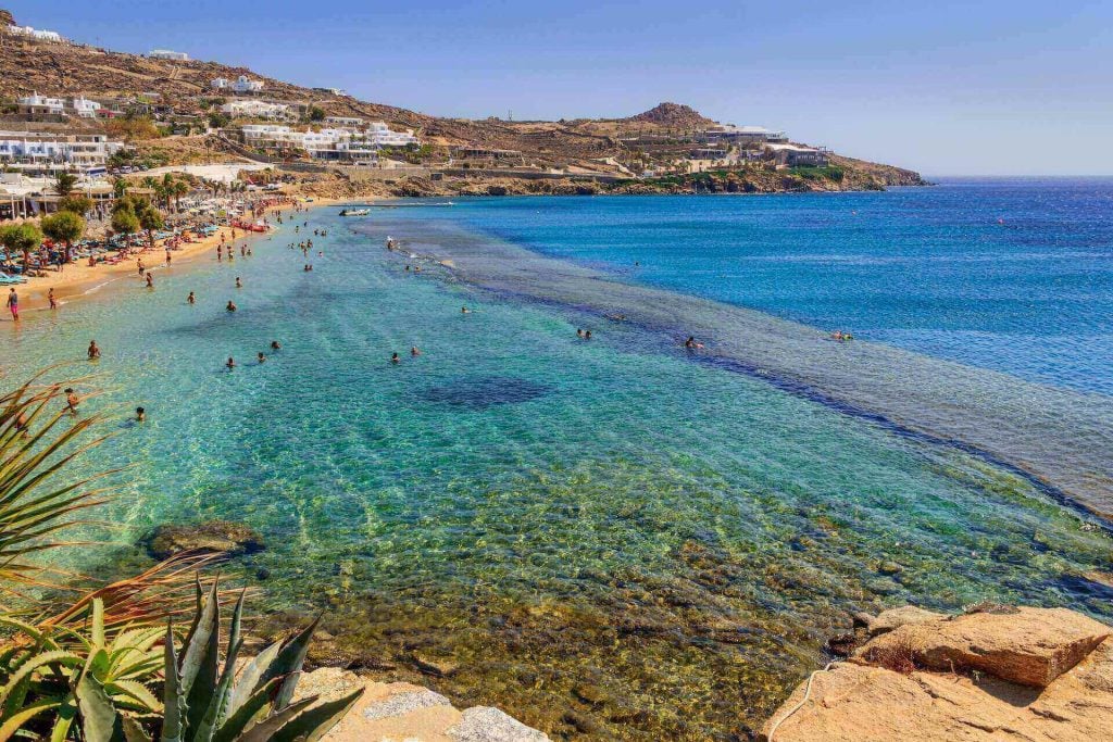 Secluded sandy beach