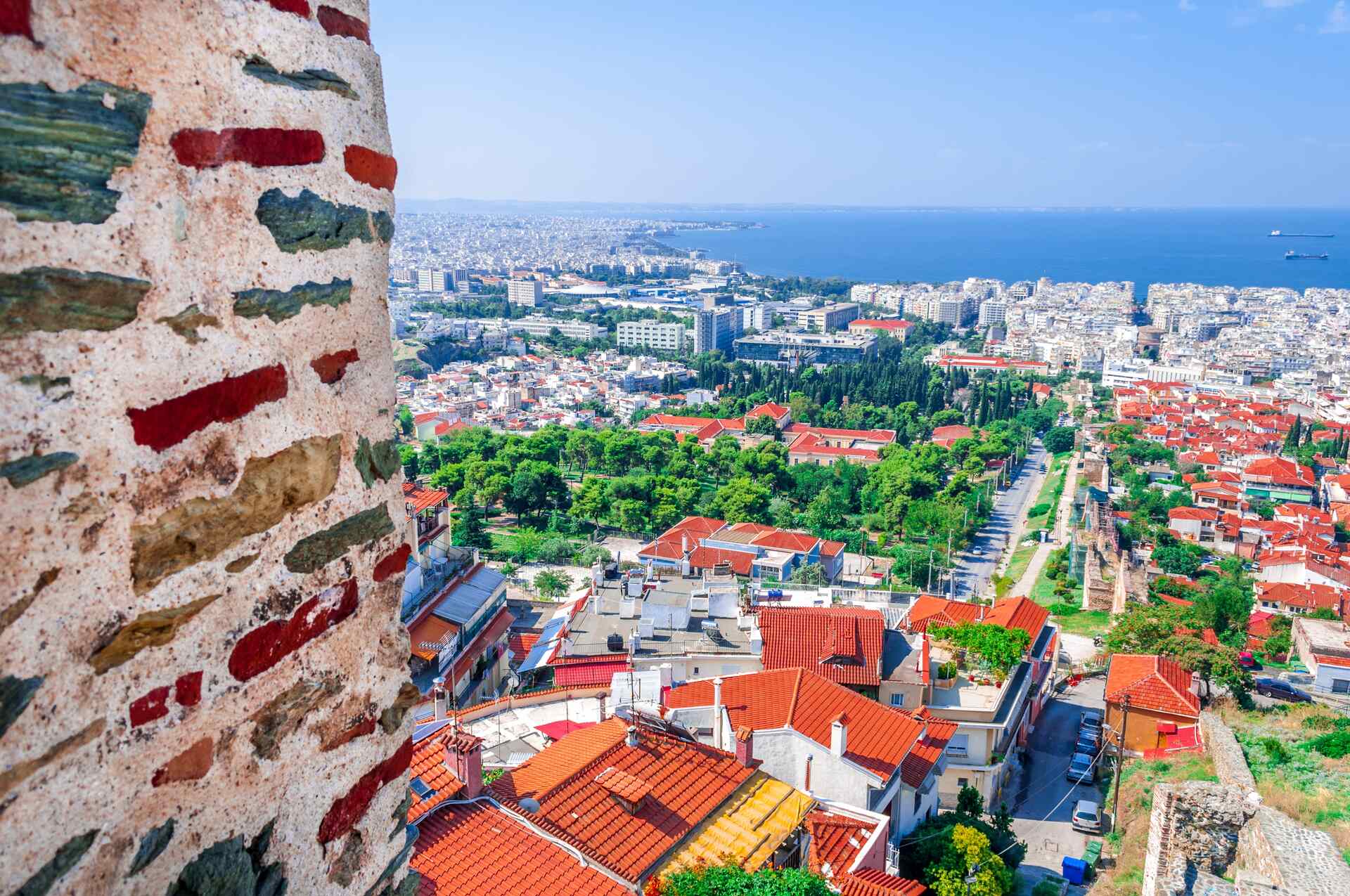 View of Thessaloniki from the old city