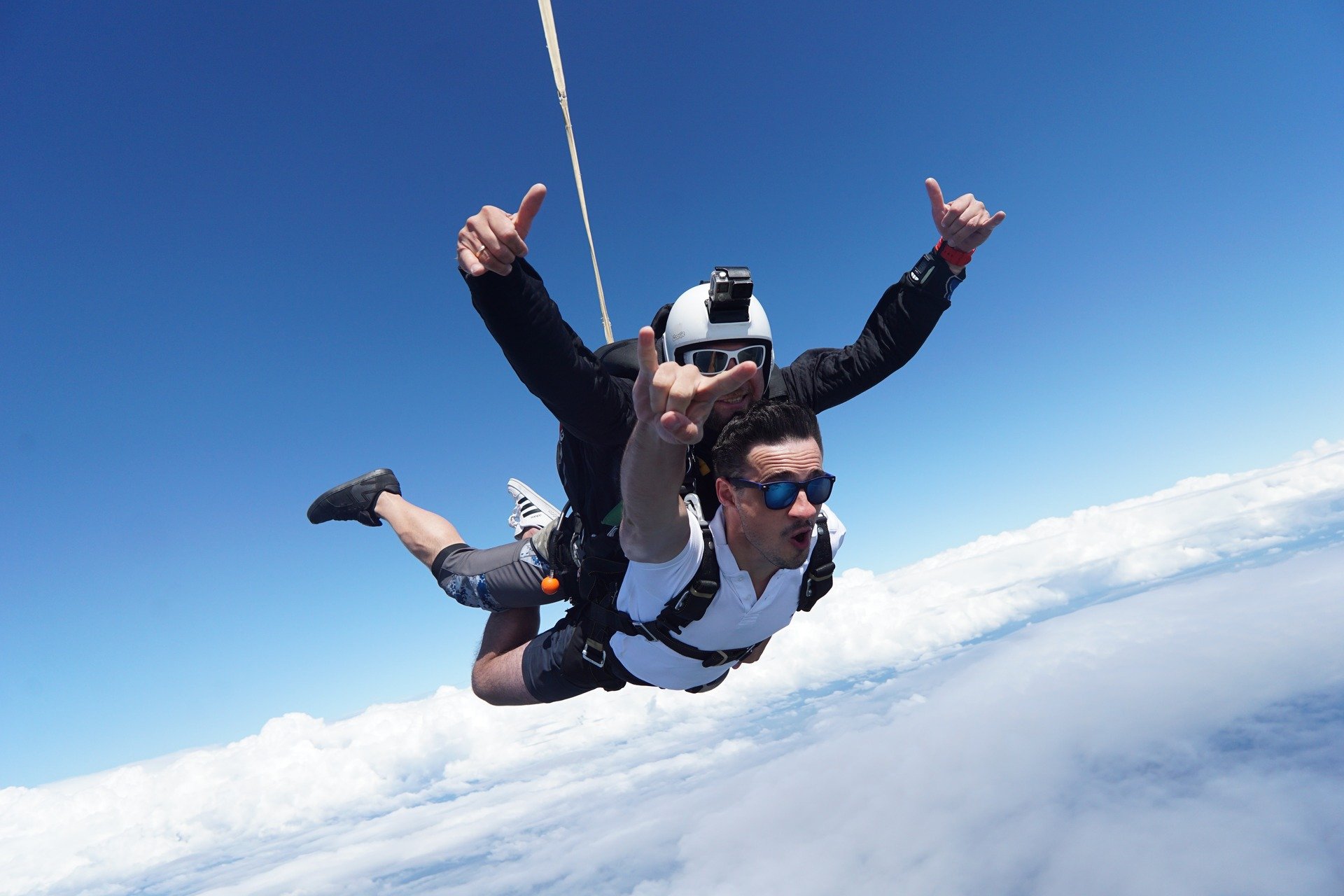 A tandem jump