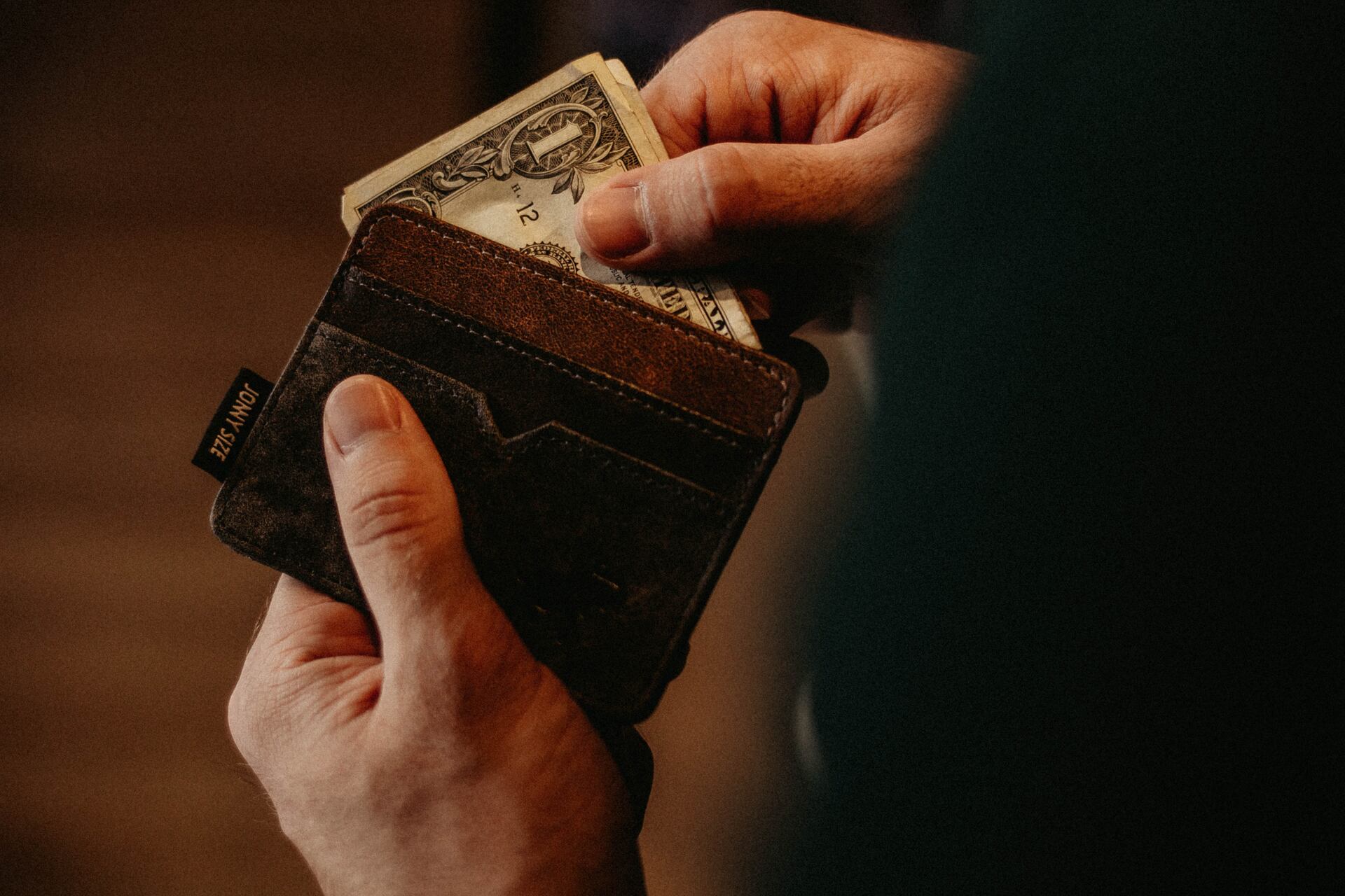  A wallet with money