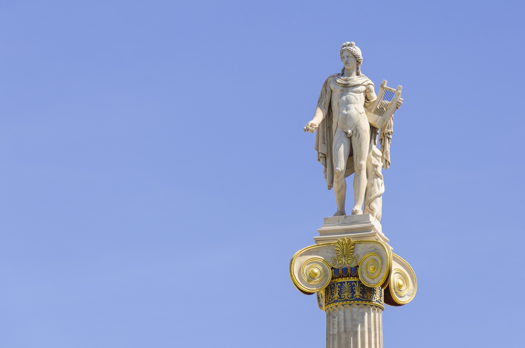 Apollo statue in Athens