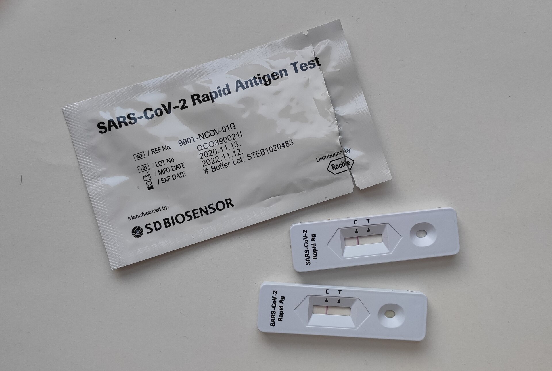 Covid-19 Rapid Antigen Test with a negative result