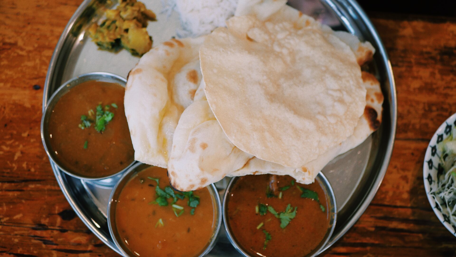 Indian food on a plate 