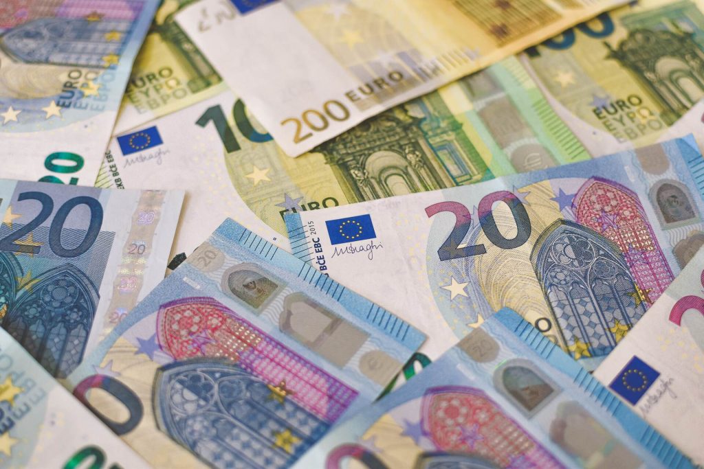 Euro bills