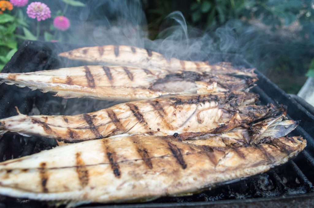 Fish on the grill
