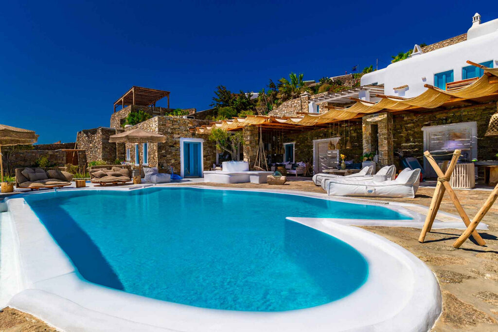 Lovely luxurious villa is for rent, with a private pool.