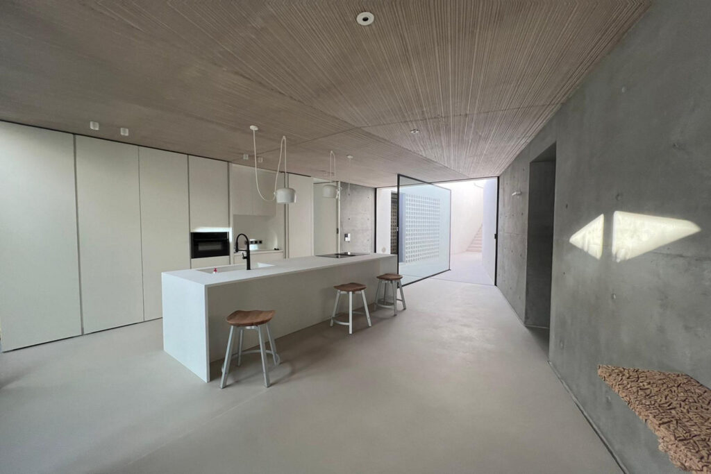 Exceptional kitchen in Mykonos rental villa.