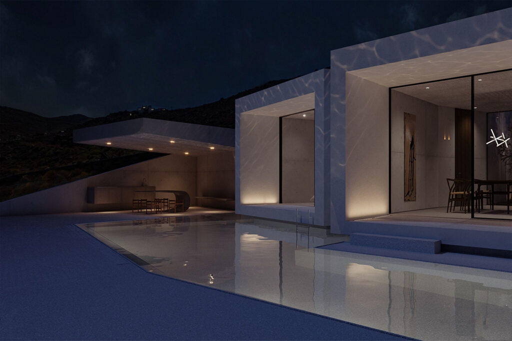 Private pool and deluxe villa for rent, Mykonos.
