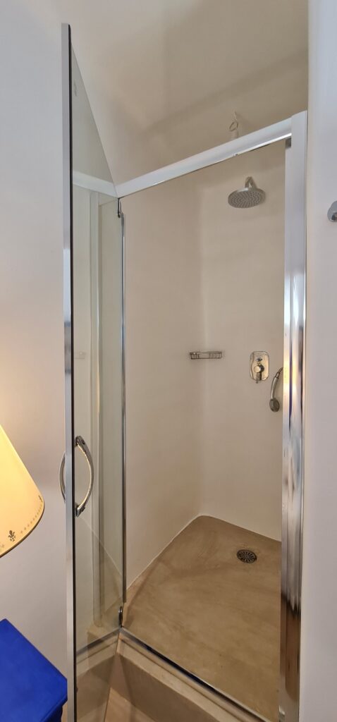 Shower in Mykonos' finest rental villa.