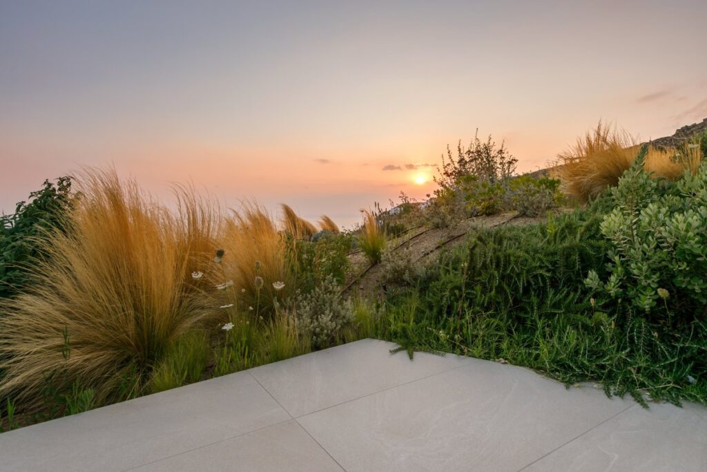 Watch the sunset from Mykonos finest rental villa