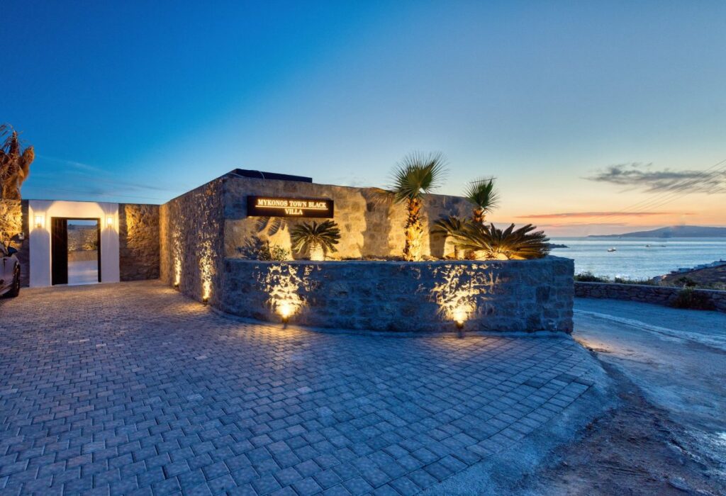 Luxurious villa with a view, ready for booking, Mykonos.