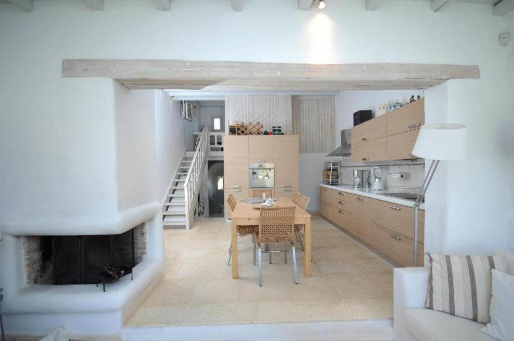 Kitchen in the finest place to stay in, Mykonos, Greece.