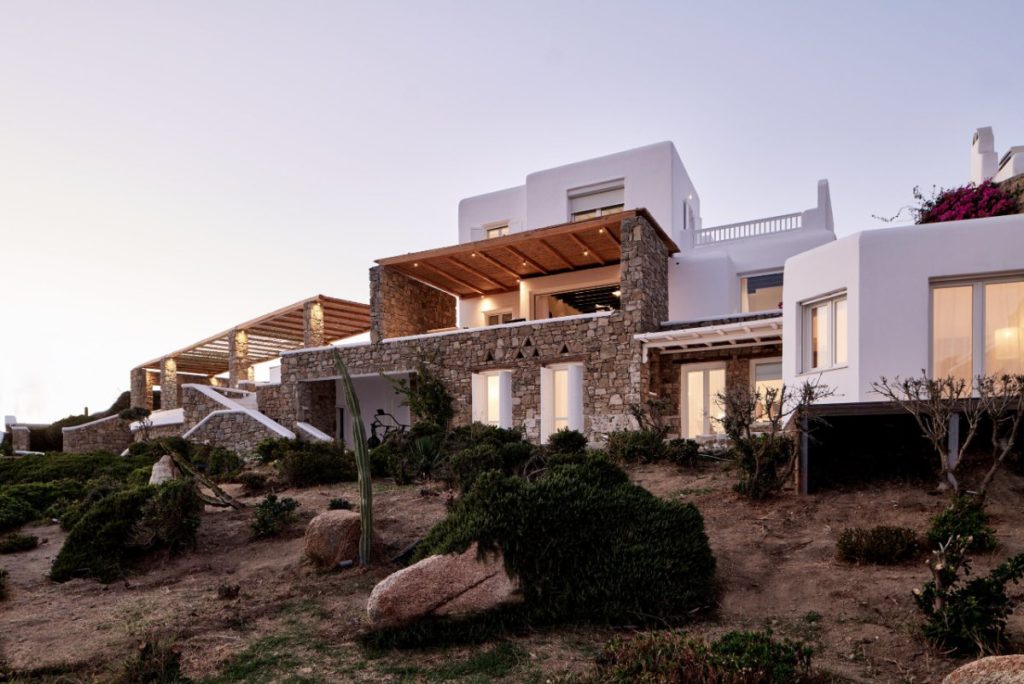 The ultimate modern design of Mykonos best villa to stay in.