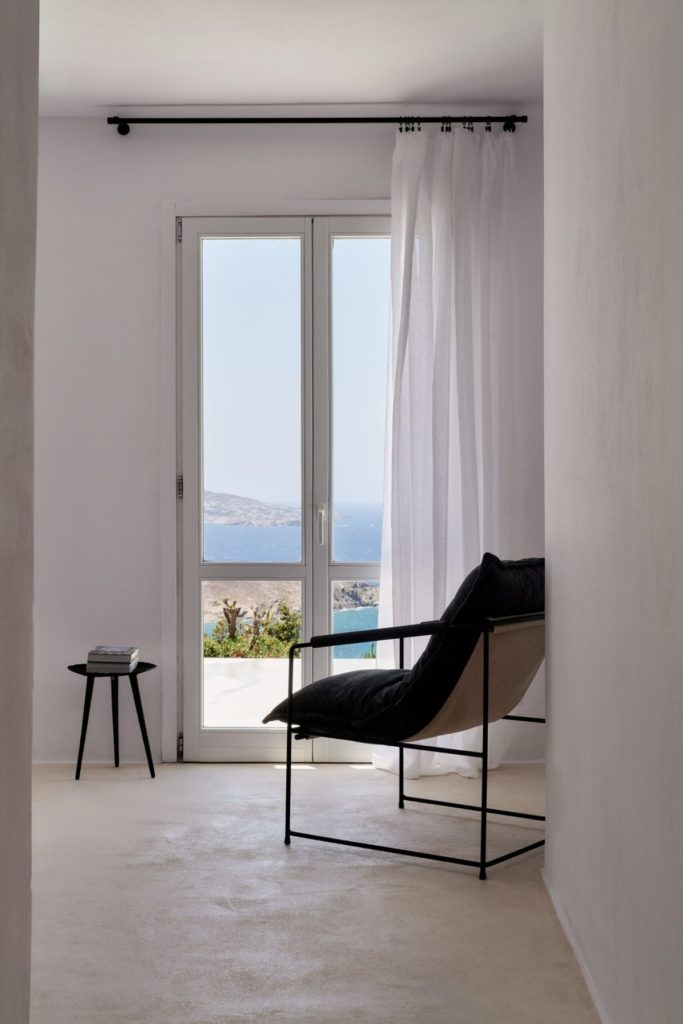 Cozy corner in the best Mykonos rental villa.