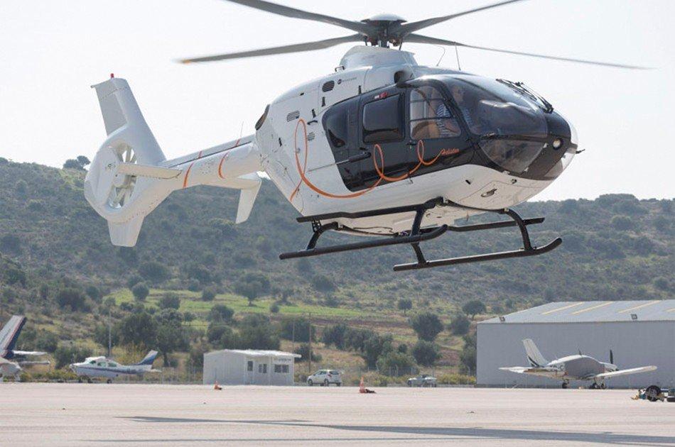 Private Helipad in Mykonos