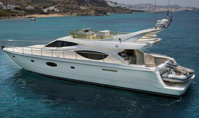Ferretti 55 Exterior, yachts, sea, sky, hill, island, boat, motor