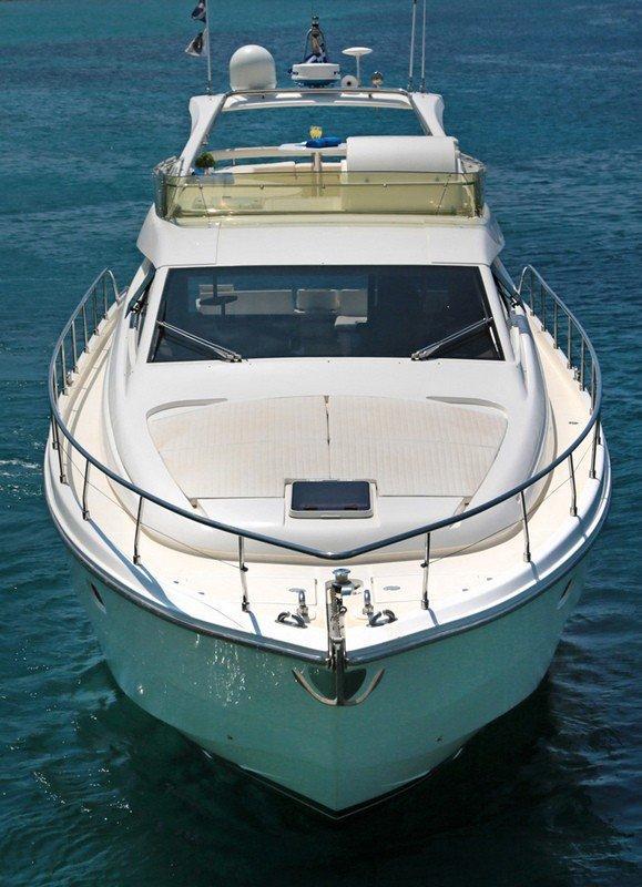 Ferretti 55 Exterior, boat, deck, rope, windows