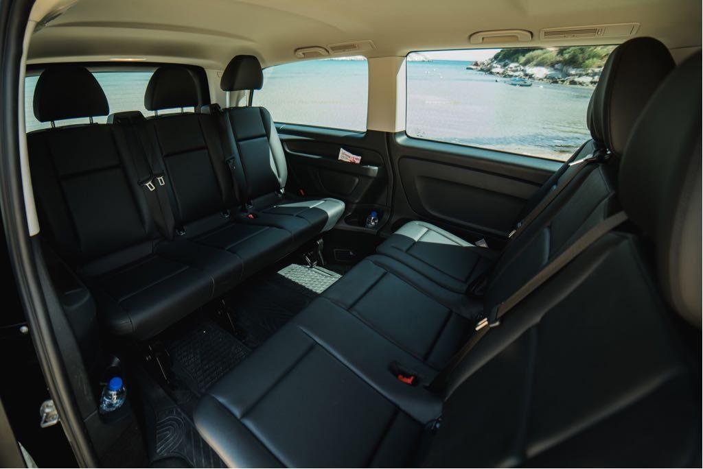 Mercedes Vito Van Interior, seats, water, belt, windows, sea, sky