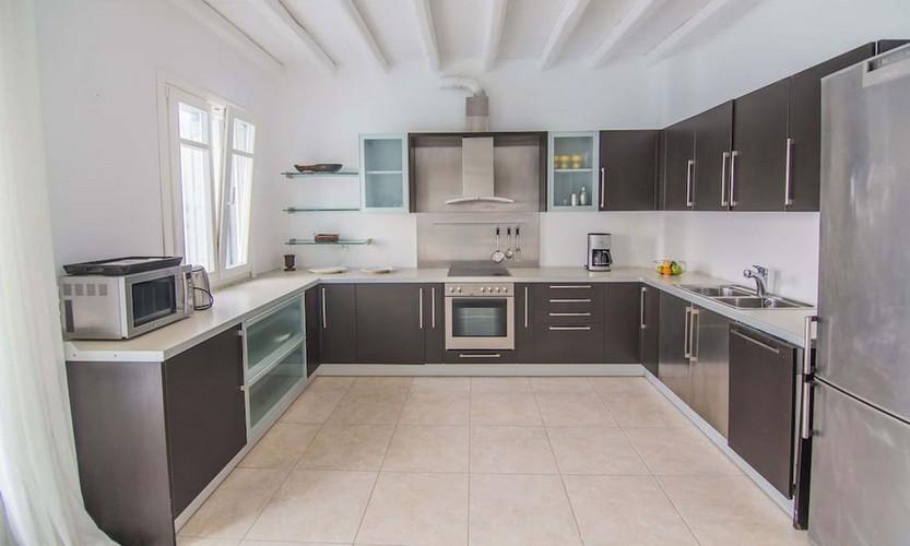 Villa_Star1_12.jpg Kanalia Mykonos Kitchen, oven, microwave, coffee maker, cabinet