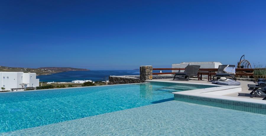 Villa_Sofy_01.jpg Kalafatis Mykonos Outdoor, pool, climbers, sea, sky