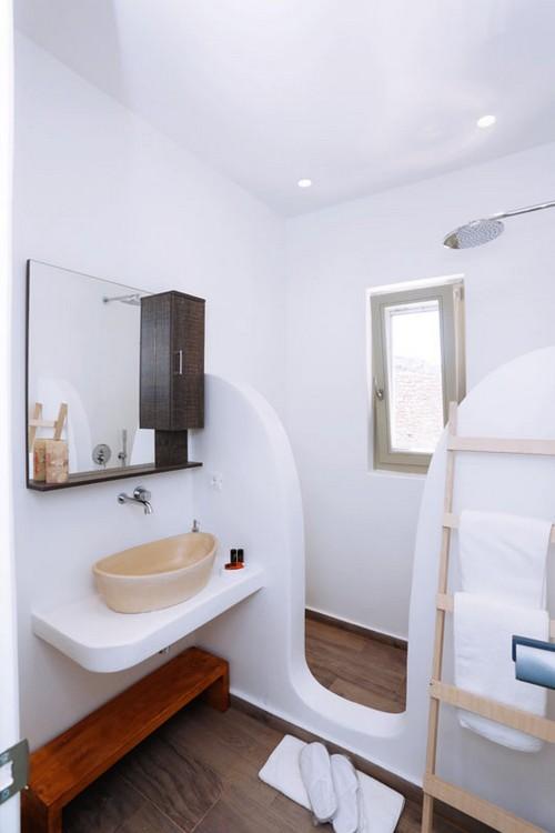 Villa_Yanni_19.jpg Fanari Mykonos 1st Bathroom, washstand, shower, mirror
